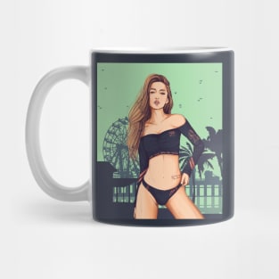 Girl Beach GTA V vibe Mug